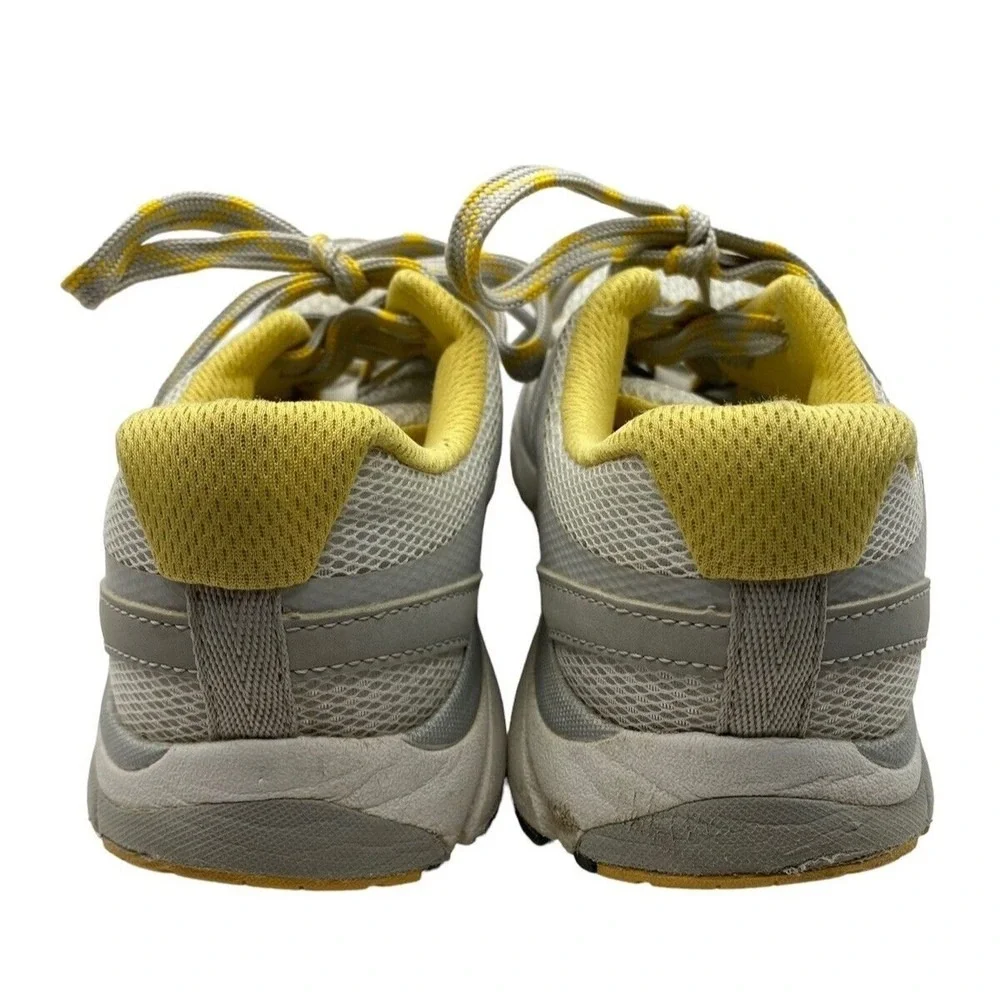 Vionic Tokyo Women‎ Gray Yellow Mesh Athletic Shoes Sneakers Size 7